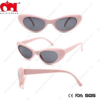 Olho de gato moda plástico menina festa ao ar livre luxo simples crianças óculos de sol (LT905060)