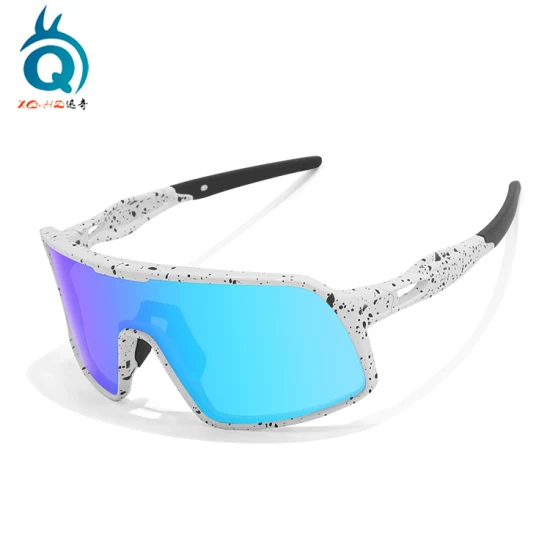 Óculos de pesca para adultos, lente espelhada colorida 100% UV400, óculos de sol esportivos com bloqueio polarizado