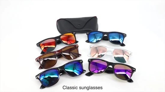 China Atacado Réplicas Preço CE Marca de Moda Designer Mulheres Imitação Reciclada Ray Lentes De Sol Ban Moda Verão Novos Óculos de Sol Óculos de Sol Okey Factory